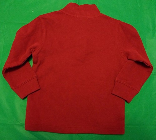 POLO- Ralph Lauren, Red Zip Neck Sweat Shirt, Sz. 4/4T