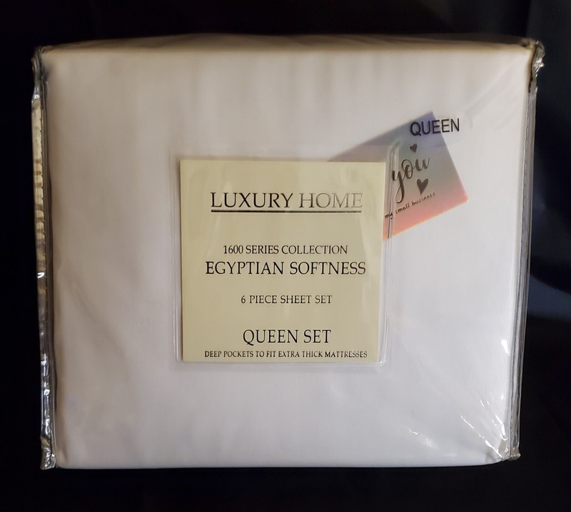 New in Package Luxury Home Queen 1600 Series Collection. Egyptian