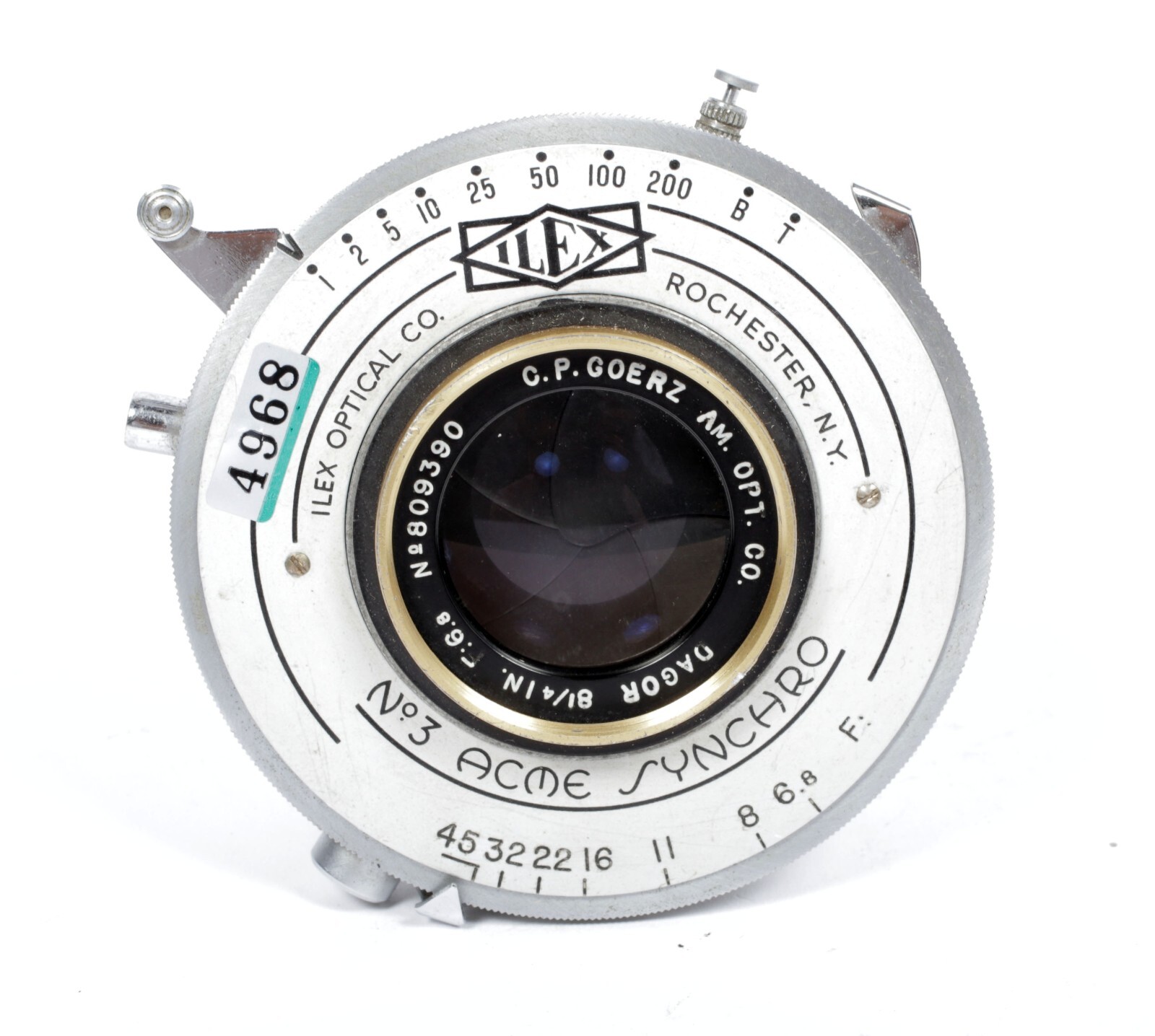 GOERZ DAGOR F6.8 SERIES Ⅲ FOCUS 8 1/4 C. P. Goerz Rare Dagor Series III 180mm f6.8 Large Format