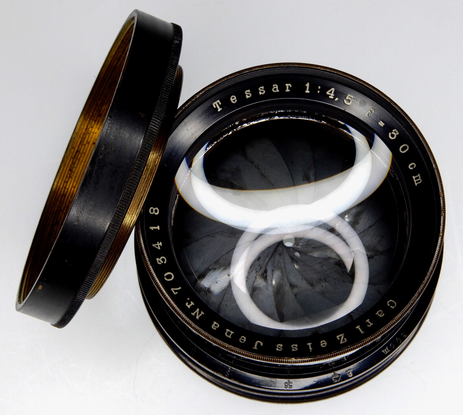 Carl Zeiss Jena 30cm f4.5 Tessar XII2 Barrel Lens #703418 | eBay Carl Zeiss Jena 30cm f4.5 Tessar XII2 Barrel Lens #703418 | eBay