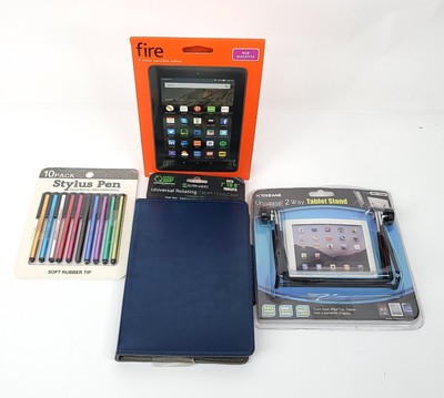 Amazon Kindle Fire HD 7 (5th Generation) 8GB Wi-Fi 7in Magenta With Case Bundle 