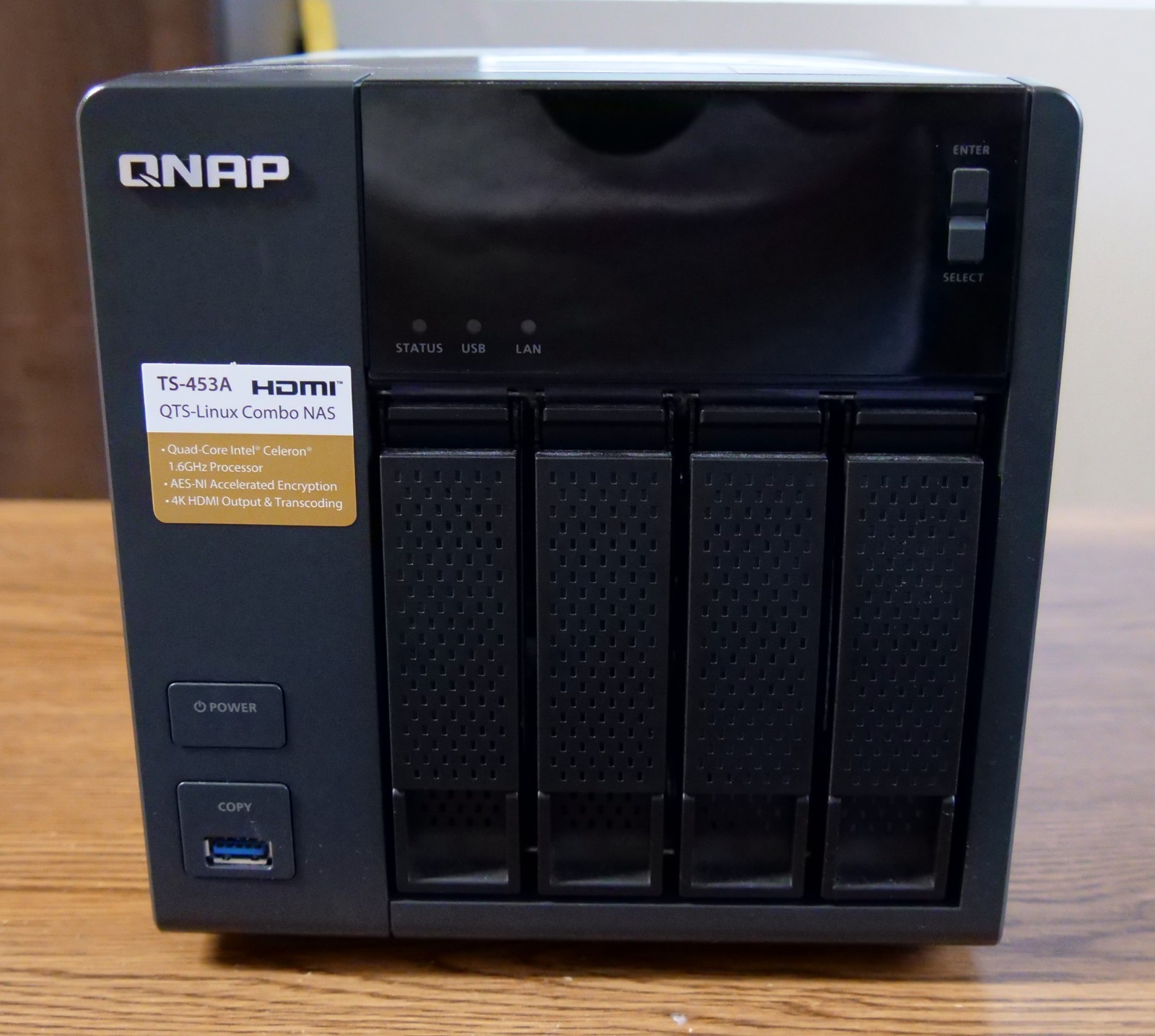 QNAP TS-453A-8G-US NAS + 40TB Storage