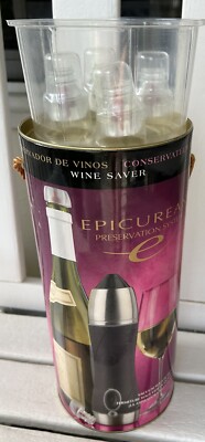 Epicurean Wine & Champagne Rechargeable Preservation System Wine/Champagne Saver