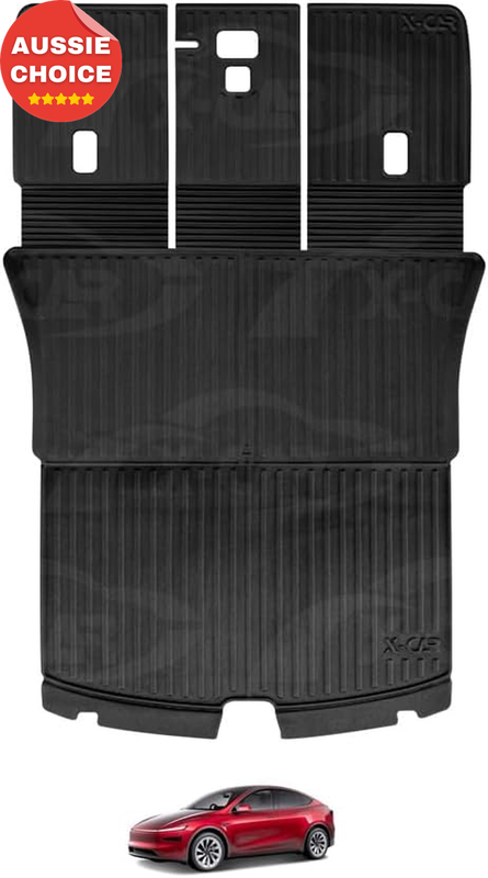 Tesla Model Y 2-in-1 Boot Liners Juniper 2025+ All Weather Heavy Duty Cargo Mat
