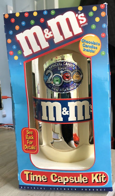Vintage 2000 M&M's Time Capsule Kit The New Millennium ~11'' Tall NEW
