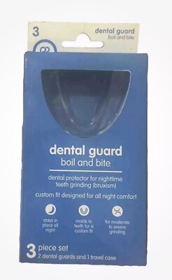 Brush Buddies BB - DENTAL GUARD - BOIL & BITE - 3 PIECE SET - SEALED (R)