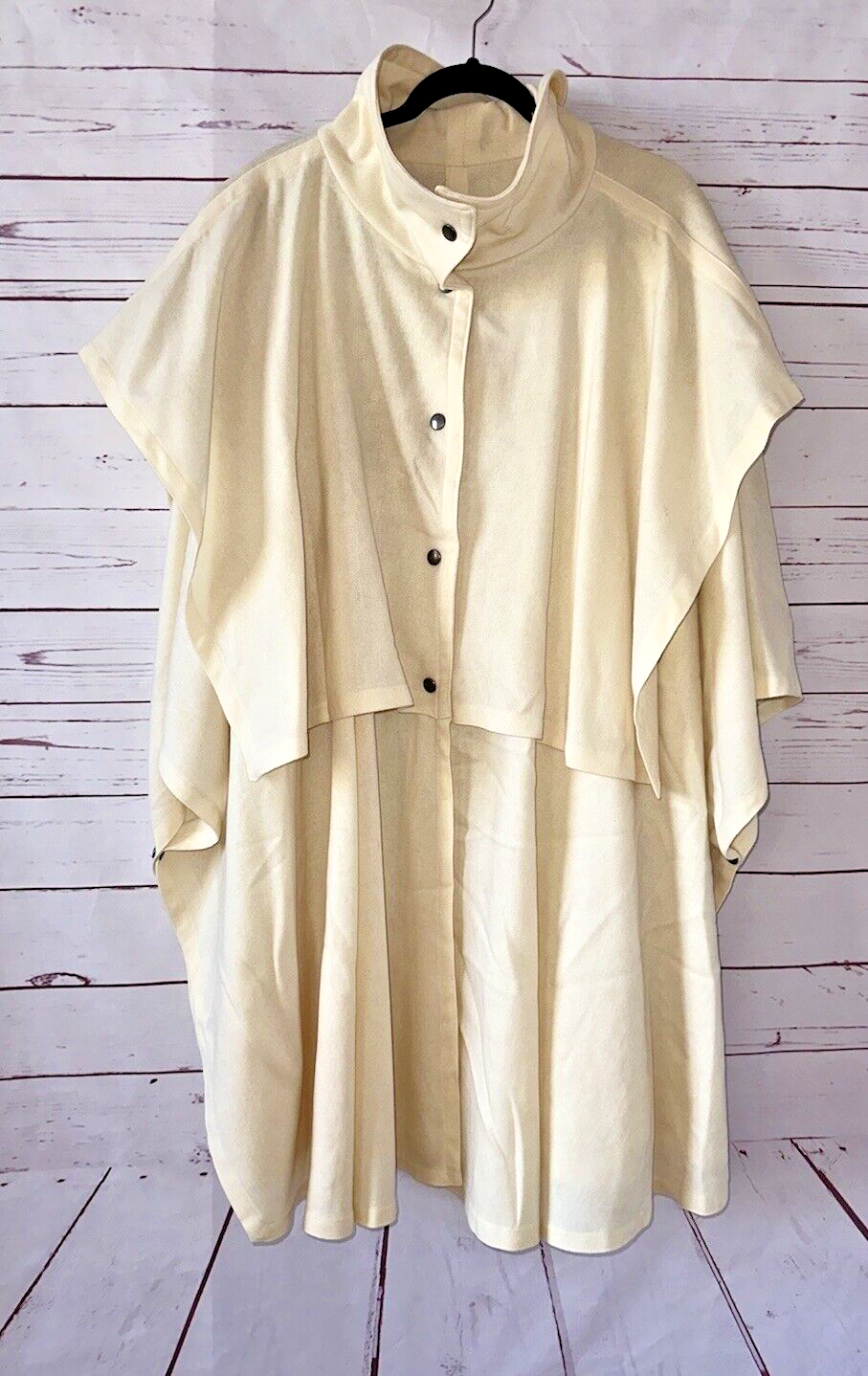 DAVID RAVEL San Francisco One Size Wool Cape Poncho Jacket