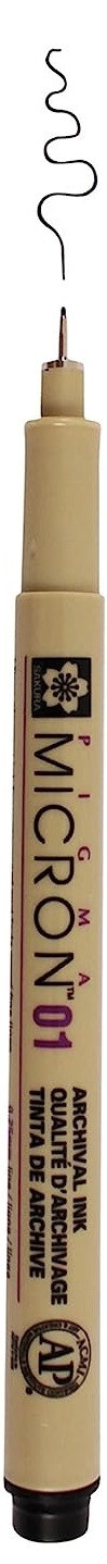 Sakura Pigma Micron Black Pens 6 Count Set 30062