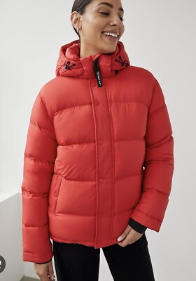 ARITZIA TNA SUPER PUFF JACKET RED SIZE SMALL eBay