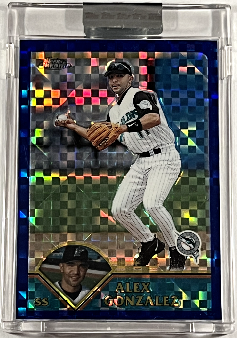 ダーツ Gonzalez type5 2BA 2003 TOPPS CHROME XFRACTOR /50 ALEX GONZALEZ #62
