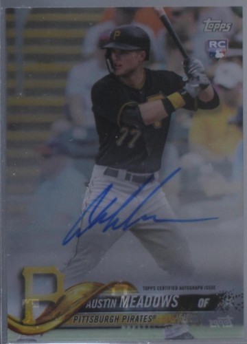 2018 Topps Clearly Authentic Autographs - Austin Meadows #CAA-AME