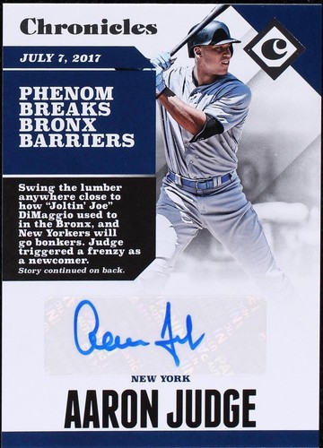 2017 Panini Chronicles - Aaron Judge #CA-AJ