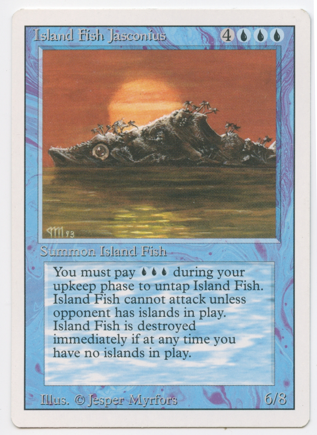 Island Fish Jasconius (Fourth Edition) - Gatherer - Magic