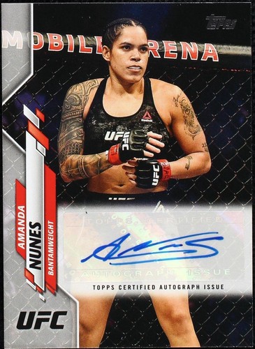 2020 Topps UFC - Amanda Nunes #UFCA-AN