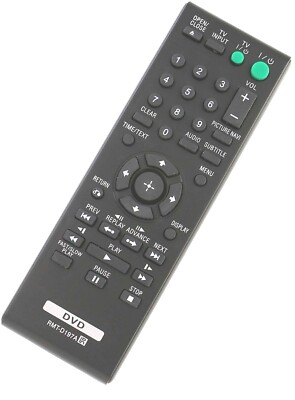 Replace Remote for Sony DVD Player DVP-SR100 DVP-SR120 DVP-SR210PB DVP-SR310P