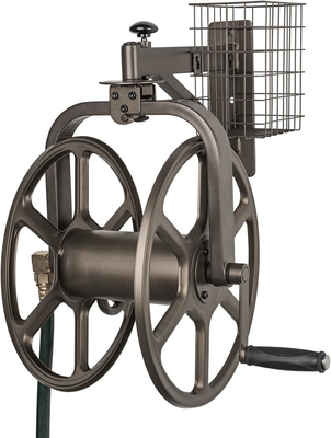 Liberty GARDEN 712 Single Arm Navigator Multi-Directional Garden Hose Reel, of,