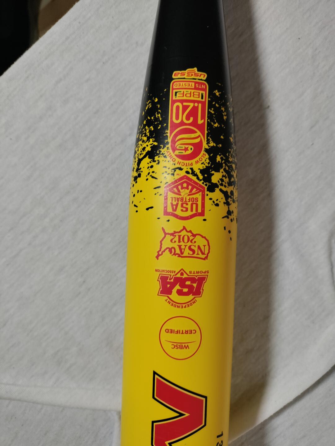 miken psycho slowpitch softball bat 29oz 34"