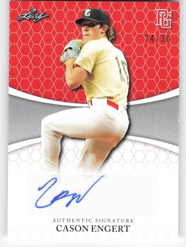 2022 Leaf Perfect Game National Showcase - CASON Engert #BA-CE1