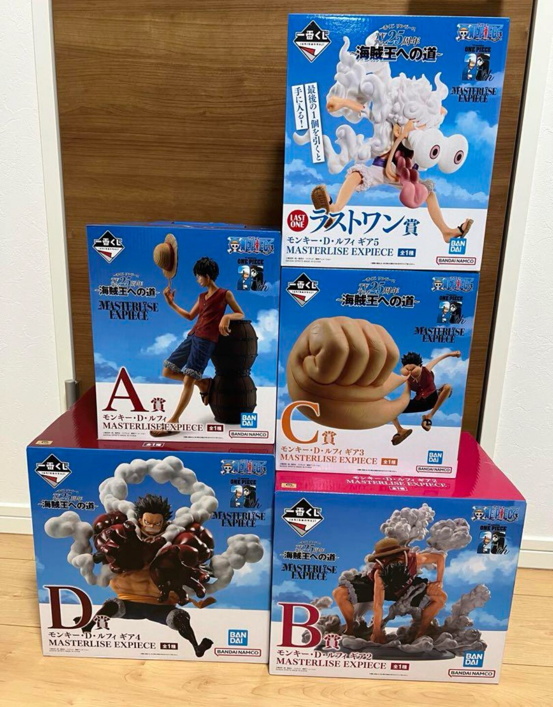 人気TOP One One Last D C B A Anniversary 25th kuji Ichiban Piece コミック・アニメ