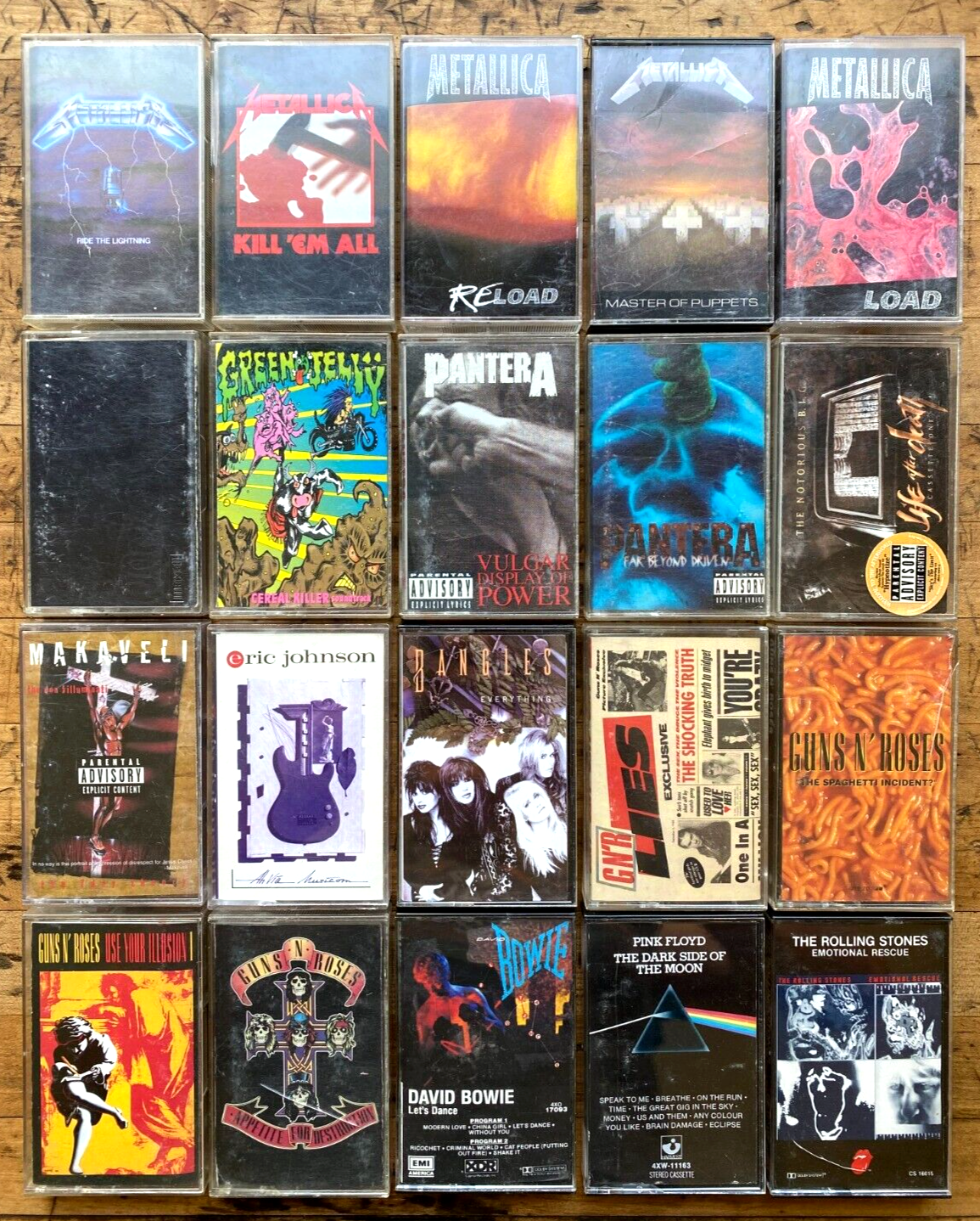 Make Your Own Cassette Bundle – Nirvana, Metallica, Sonic Youth