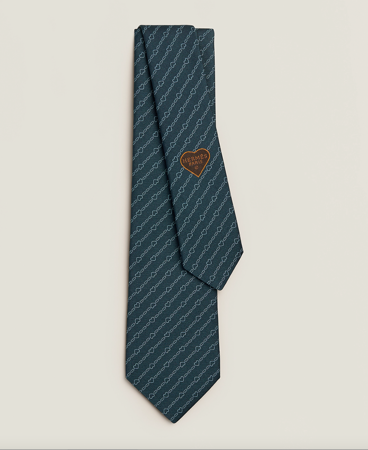 極美品✨ エルメス SOIE LOURDE CRAVATE TWILL TIE HERMES Necktie Cravate TWILL TIE 8 SLOW COURSE BLUE 606160