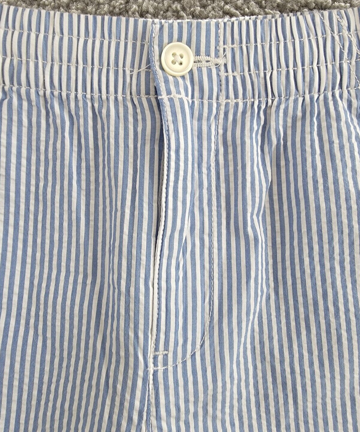 Polo Ralph Lauren Polo Prepster Seersucker Pants Girl's 10 Blue Button Closure~ - Picture 10 of 18
