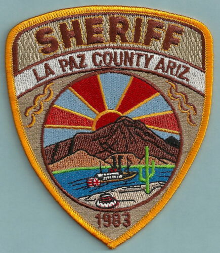 LA PAZ COUNTY SHERIFF ARIZONA POLICE SHOULDER PATCH 