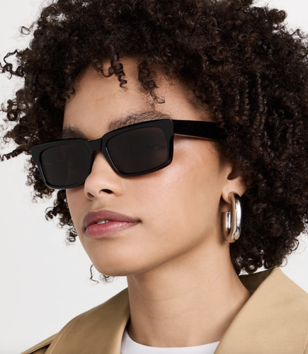 BALENCIAGA BALENCIAGA BB0345S-001 BLACK SUNGLASSES