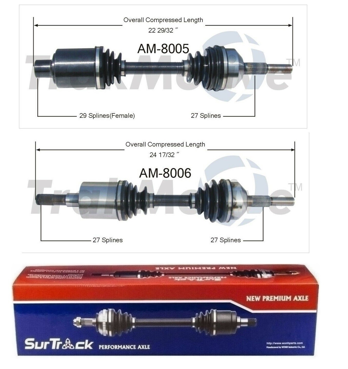 For Jeep Liberty 4WD 20022006 3.7L V6 Pair of Front CV Axle Shafts