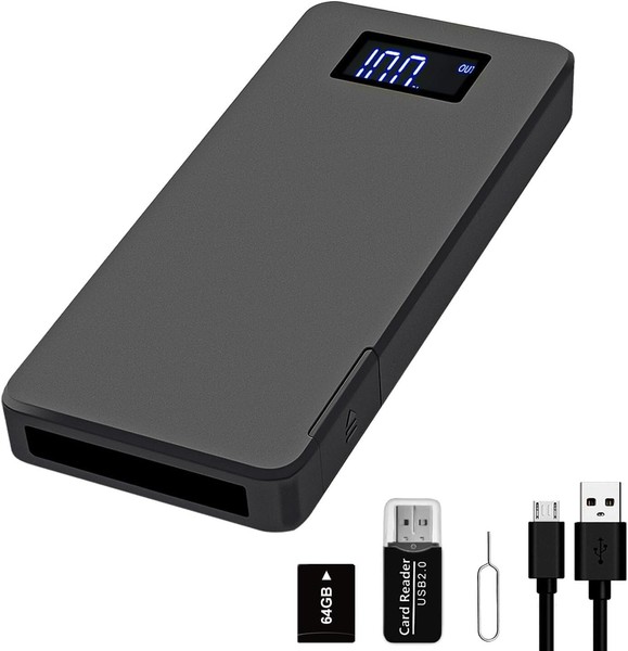 64GB Hidden Cam Portable Battery Camera 1080P Mini Body Video Recorder Security