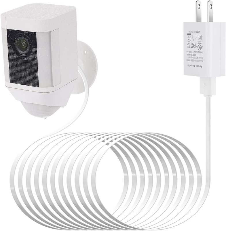 For Ring Spotlight Cam Battery, With 25ft/7.5m Weatherproof Outdoo