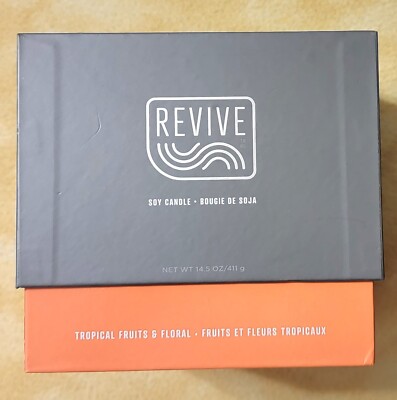 NEW - revive soy candle 14.5 oz. Tropical Fruits and Floral