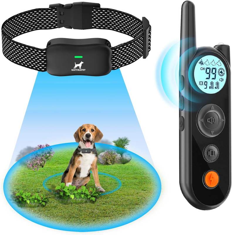 System, Electric Dog Fence, Dog Training Collar With Remote 