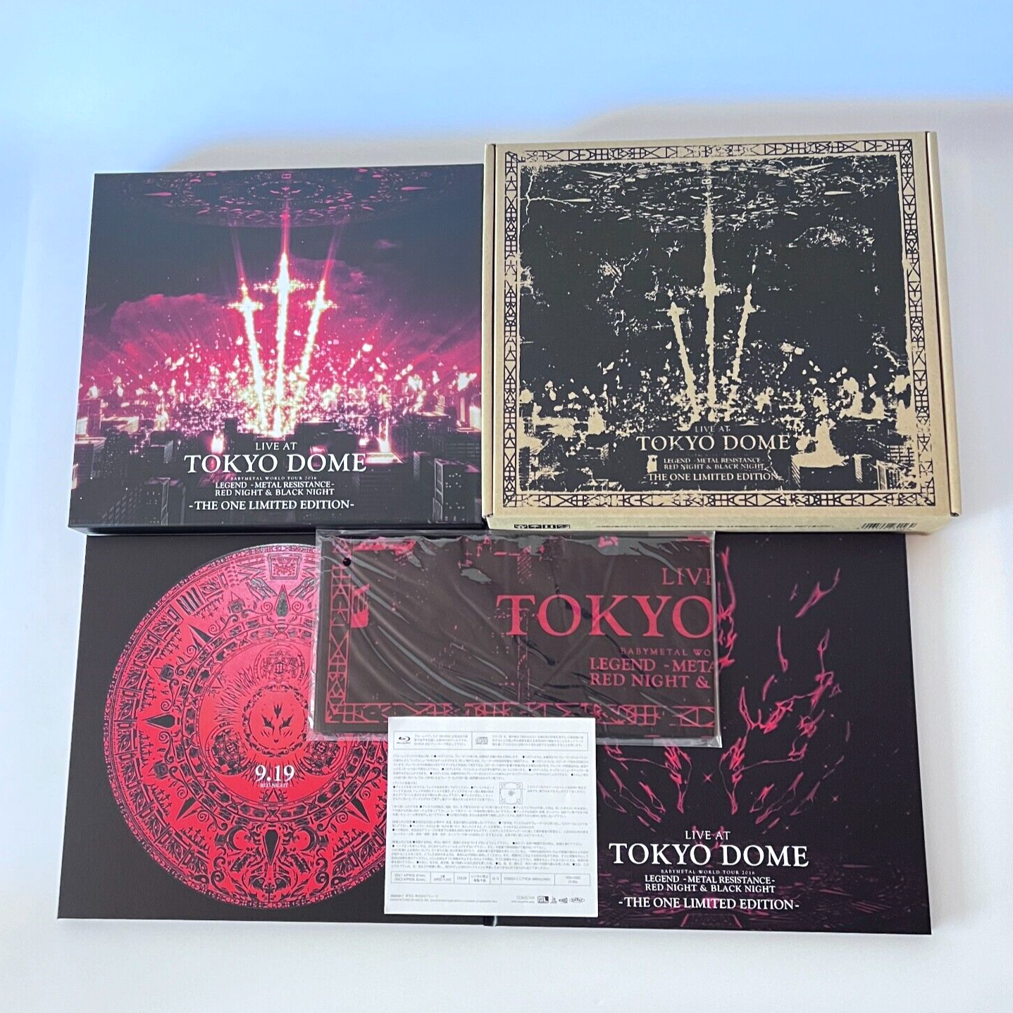 BABYL LIVE AT TOKYO DOME THE ONE 限定版 BABYMETAL LIVE AT TOKYO DOME THE ONE LIMITED EDITION RED