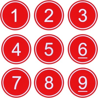 Plastic Table Number Storage Locker Cabinet Numbers Pubs Restaurants Clubs Tags