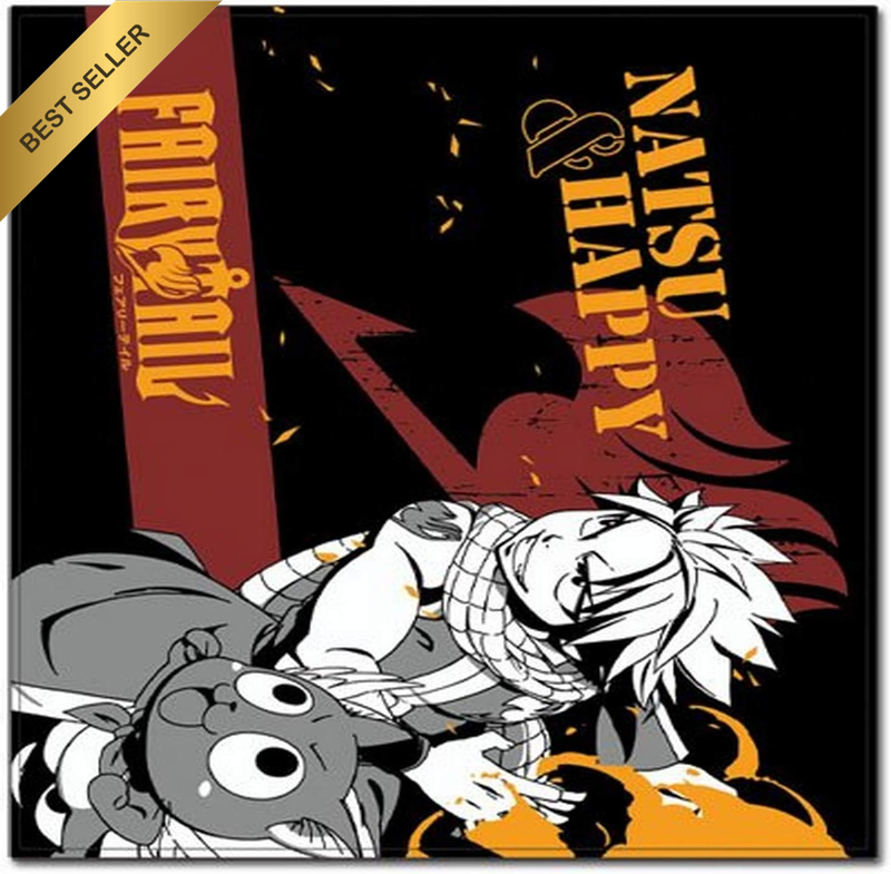 Fairy Tail - Natsu & HAPOY Throw Blanket