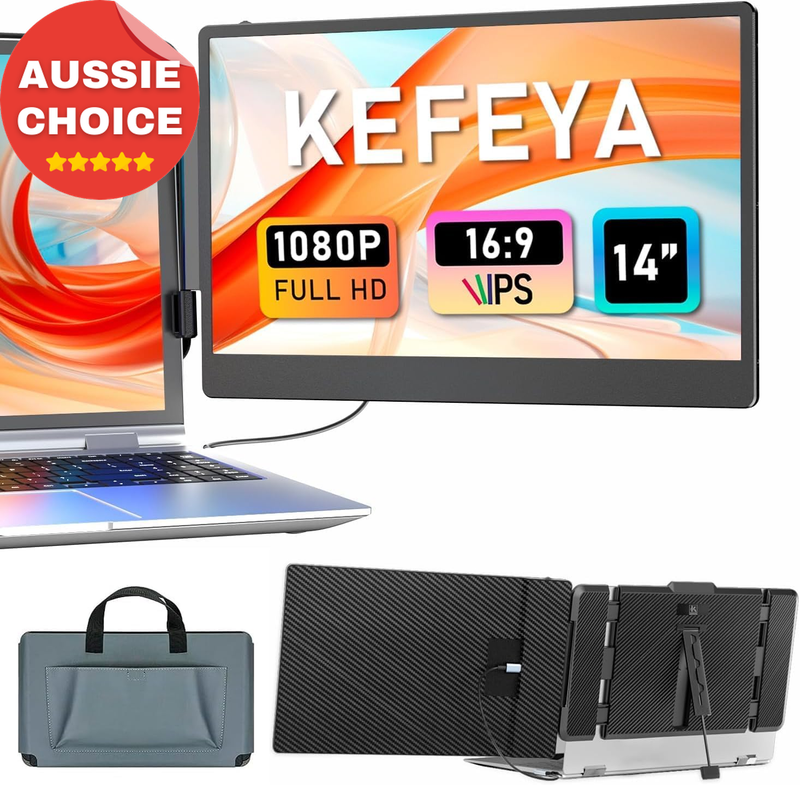 FHD 1080P Portable Laptop Screen Extender IPS Monitor Travel Display 15.6 inch