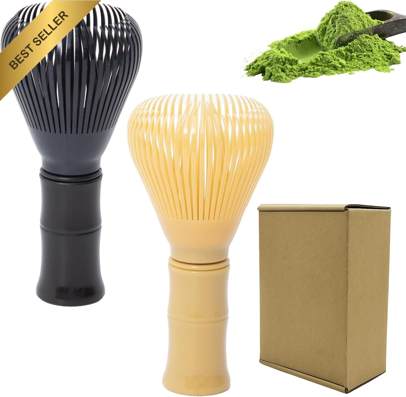 2PCS Resin Matcha Whisk Set Traditional Japanese Chasen Matcha Mixer Gifts for T