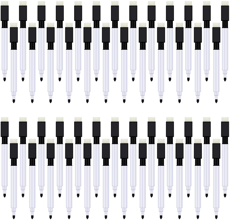 Abaokai Magnetic Dry Erase Markers 48 Pack Whiteboard Erase Markers with Erasers