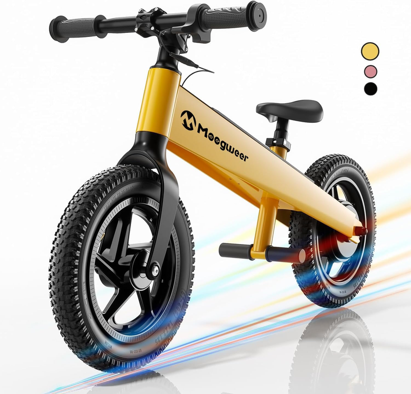 Kids Electric Balance Bike (3-8 yrs) - Safe, Adjustable Seat