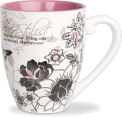 Mark My Words Hair Stylist Mug, 4-3/4-Inch, 20-Ounce Capacity Multicolor 