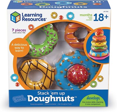 Play Food Learning Resources Stack 'em Up Doughnuts New