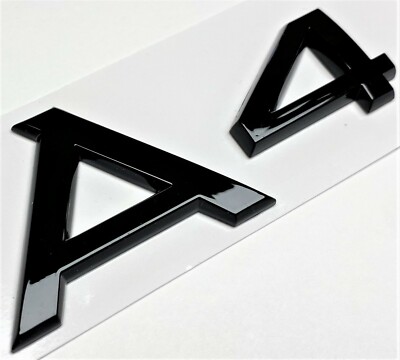 Image : Audi Ringe / Embleme Schwarz Glänzend : Audi A6 4G : #208102537