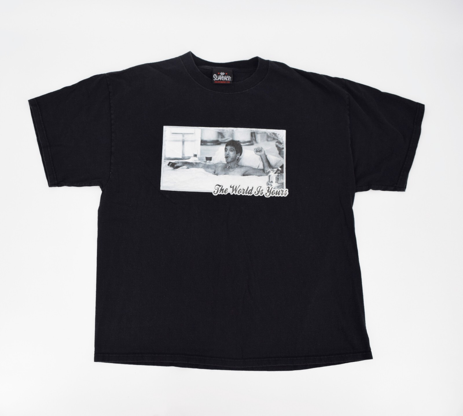 90s/SCARFACE CLOTHING//Tシャツ/M/コットン/WHT//