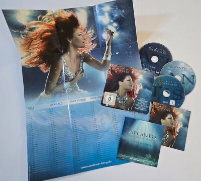 ANDREA BERG Atlantis 2 CD DVD Set 2013 Germany Import EUROPOP