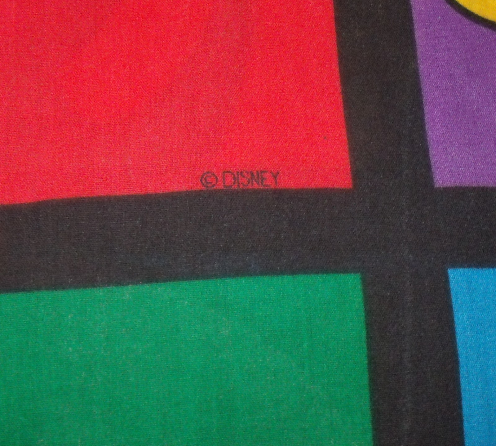 vintage diseny mickey and minnie mouse curtains panels one pair