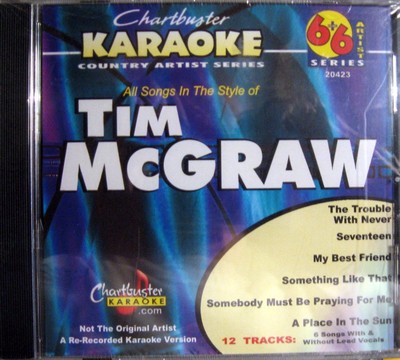 Chartbuster Karaoke CD+G Country Artist Series - CB20089/20423   (Tim McGraw)