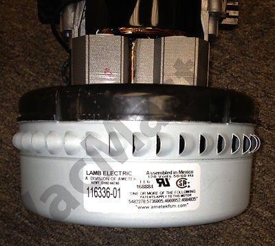 AMETEK LAMB 116336-01 Vacuum Motor/Blower, Peripheral, 2 Stage, 1 Speed NEW