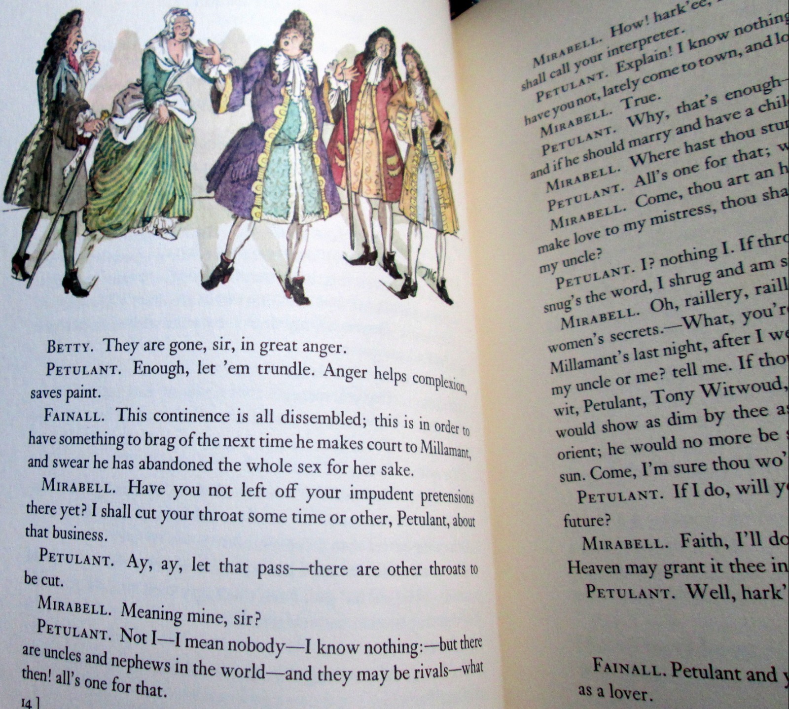 1959 blue HB, THE WAY OF THE WORLD, Congrave, a comedy in 5 acts, Heritage Press