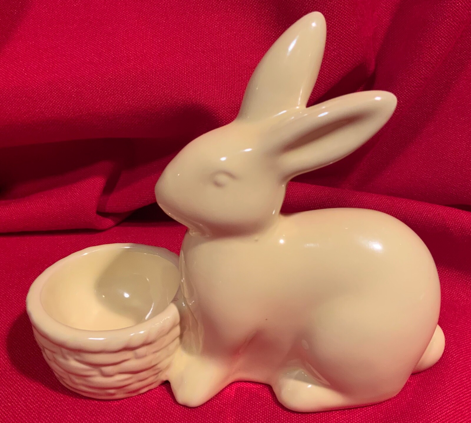 Vintage White Rabbit Egg Cup Vintage White Rabbit Egg Cup
